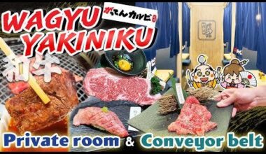 Eat Wagyu Beef! Yakiniku Restaurant with Conveyor belt and Private room