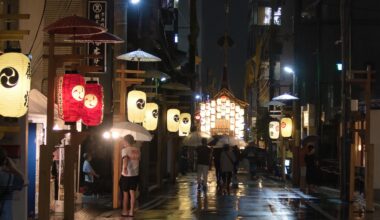 Gion Festival was held in Kyoto for the first time in three years. This is a scene from Yoiyama on July 14. The festival runs from July 1 to July 31. The first half of the festival reaches its climax on the 17th.