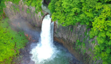 Naena Waterfall in Niigata