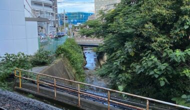 Yokohama-Kamakura border from Ofuna station