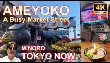 Ameyoko is very popular with foreign tourists because it has a festive atmosphere with food stalls. I'll explain how to order at Ichiran, a popular ramen shop on the video.