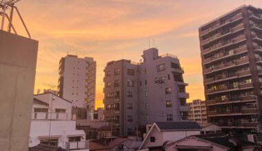 Sunset in Tokyo