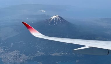 Mount Fuji (and a JAL airport wing) OC