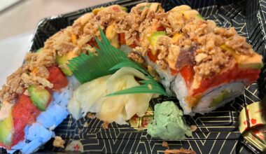 Thoughts on grocery store sushi? Sometimes it hits the craving without hitting the wallet.