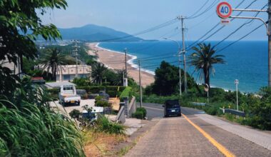 Road with a view.