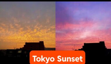 Tokyo: Shades of sunset
