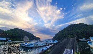 Sunset in Shirahama, Wakayama