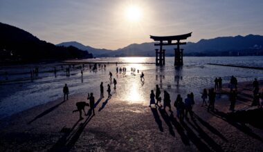 Itsukushima shrine in Hiroshima