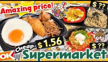 Cheap Japanese Supermarket Tour! 10 Foods