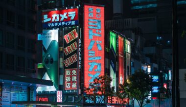 Rainy night in Shinjuku, Tokyo