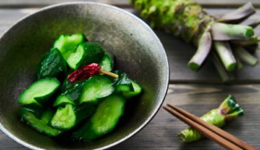 Grandpa’s Cucumber Wasabi Tsukemono