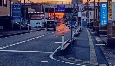 A lazy evening in Komatsu