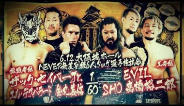 The NEVER Trios title match promo shows NJPW knows how to sell House of Torture now