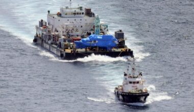 Sunken Hokkaido tourist boat salvaged, arrives at port