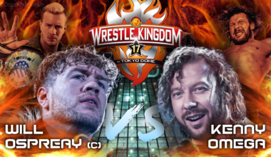Kenny Omega vs Will Ospreay WK17 match graphic I made!