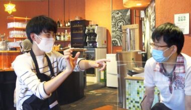 Pop-up cafes in Japan giving voice to young stutterers