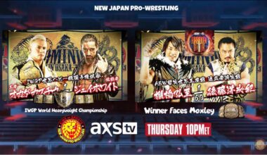 NJPW on AXS Tv Thursday tonight 10pmET Dominion Okada/White, Tanahashi/Goto