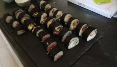 my first time making sushi