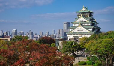 November 2017 Osaka Castle