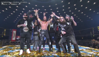 Why is House of Torture not with Bullet Club celebrating Jay White's name? It's weird.