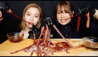 One of the biggest Japanese YouTube channels posts video eating live octopus