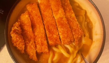 Curry Udon with Tonkatsu