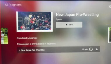 When you fly Japan Airlines you get some inflight NJPW!