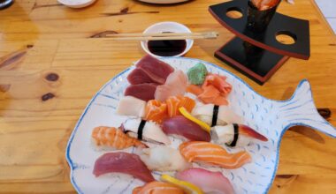 Sushi and sashimi combo from Yamafuji in Front Royal, VA