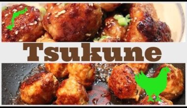 Home made Tsukune! Chicken Meatballs