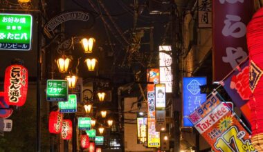 Osaka Namba Koisan Street, February 2020