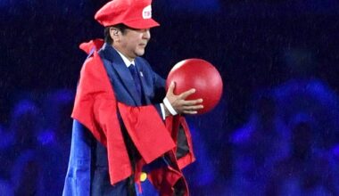 Abe impersonated 'Super Mario' to promote Tokyo Olympics