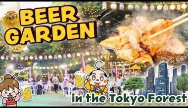 BBQ beer garden in Shinjuku! Tokyo Japan