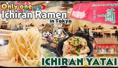 Only one Ichiran Ramen in Tokyo! Ichiran Yatai