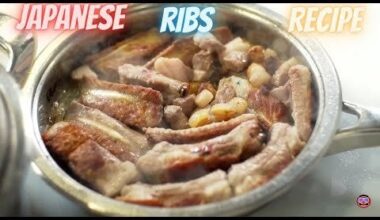 How to make Japanese spare ribs 4K