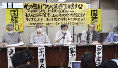 Civic group asks court to halt state funeral for Abe