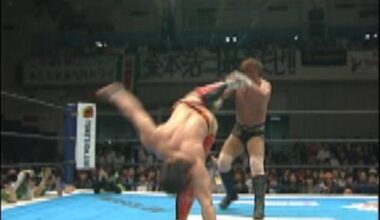 Naomichi Marufuji vs Koji Kanemoto: IWGP Junior Heavyweight Championship match, New Japan Pro Wrestling - NJPW 38th Anniversary Series, March 5, 2010