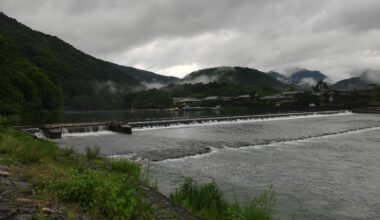 Katsura River near Iwatayama Monkey Park