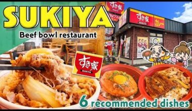 Sukiya, Gyudon (Japanese Beef Bowl) Restaurant in Japan