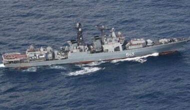 Russian warships pass between Japan's westernmost islands