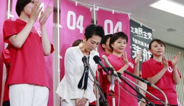 Record 35 women elected to Japan upper house