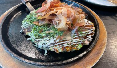 Had okonomiyaki from Gaijin (Chicago-based restaurant) for the first time. Strongly recommend!