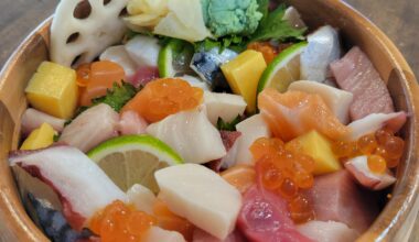 some beautiful chirashi for the day