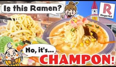 What is champon similar to ramen? Ringer Hut