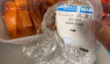 Salmon fillet from hmart- can I use this to eat raw to make soy sauce marinated raw salmon?