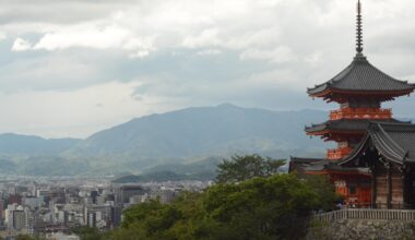 Kyoto as seen from Kiyomizu-dera