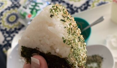 Actually used the correct rice for onigiri and what do you know! It turned out great!