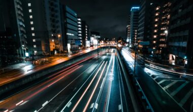 A Long Exposure Photo Of Tokyo At Night!