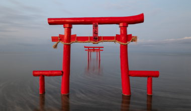 Floating torii gates, Saga Prefecture