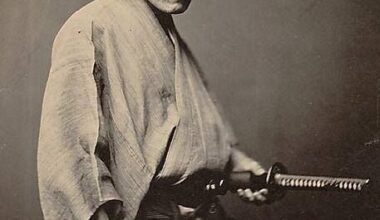 Samurai, 1864-1865. Photograph by Felice Beato