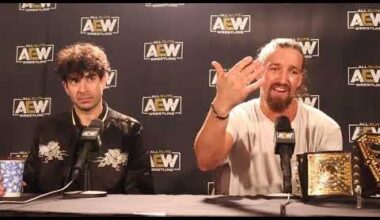 Jay White post Forbidden Door press conference